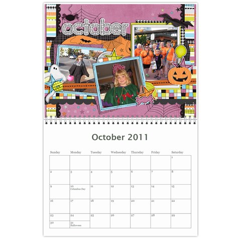 Jane Calendar By Tammy Oct 2011