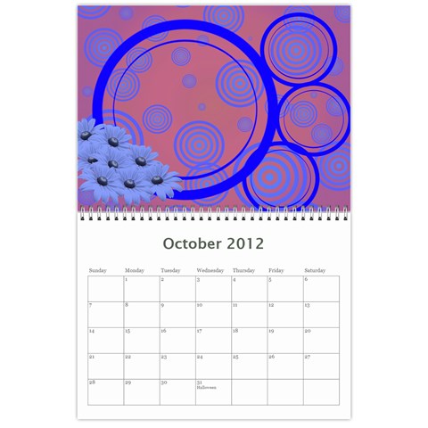 Colorful Calendar 2012 By Galya Oct 2012