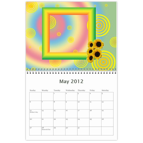 Colorful Calendar 2012 By Galya May 2012