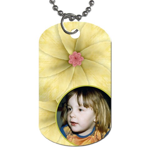 Dove Love Dog Tag By Joan T Front