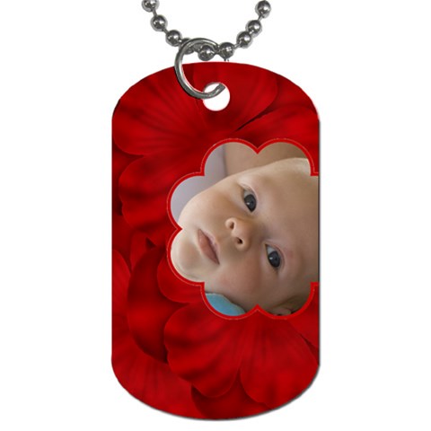 New Year Dog Tag By Joan T Front