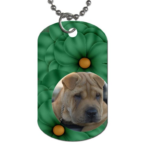 New Year Dog Tag By Joan T Front