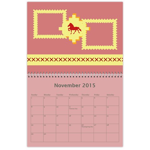 Calendar 12 Months Nov 2015