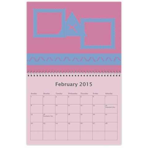 Calendar 12 Months Feb 2015