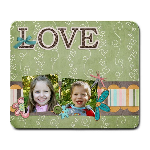 Love  Mouse Pad 2 By Sheena Front