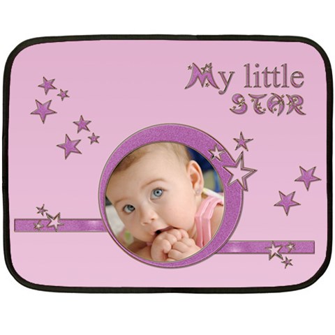 My Little Pink Star 35 x27  Blanket
