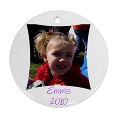 Emma Orna - Ornament (Round)