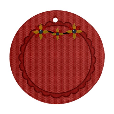 Gypsy Fall 2 Sided Ornament 1002 By Lisa Minor Front