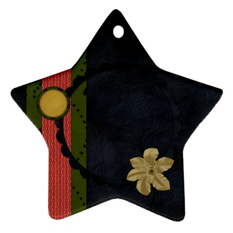 Gypsy Fall 2 Sided Star Ornament 1001 By Lisa Minor Front