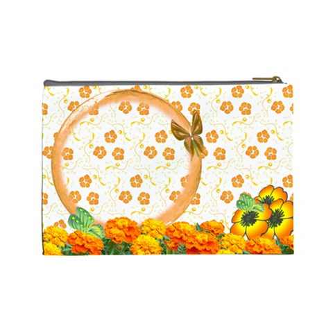 Flowers Cosmetic Bag Large M3 By Galya Back