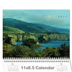 Test - Wall Calendar 11  x 8.5  (12-Months)