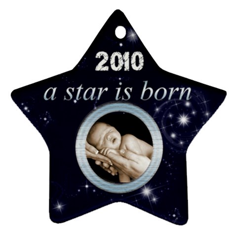 A Star Is Born 2010 Star Ornament By Catvinnat Front