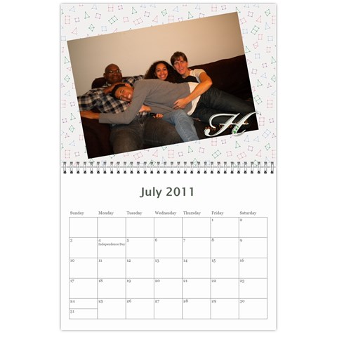 Hardy Calendar By Sanda Hardy Jul 2011