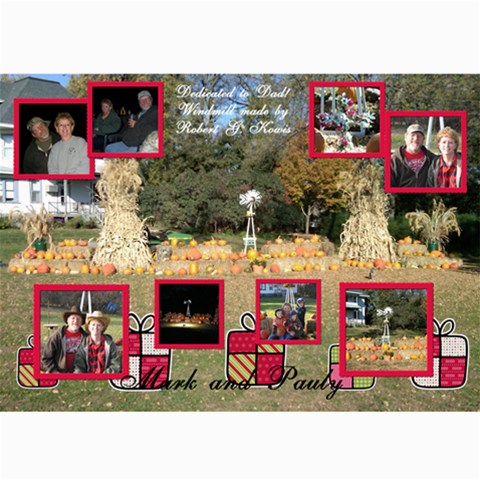 2010 Christmas Card By Paulette 7 x5  Photo Card - 8