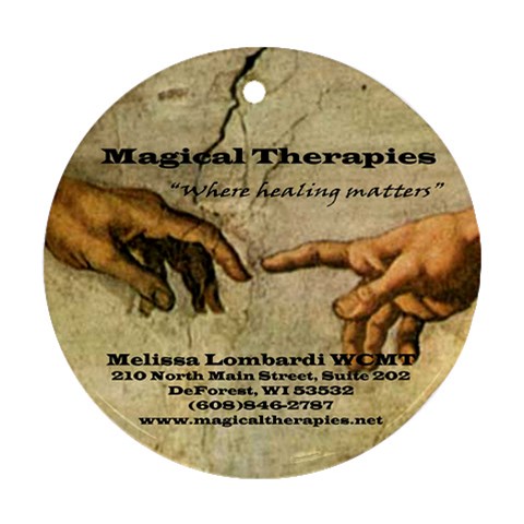 Magical Therapies Ornament By Jessica Richter Front