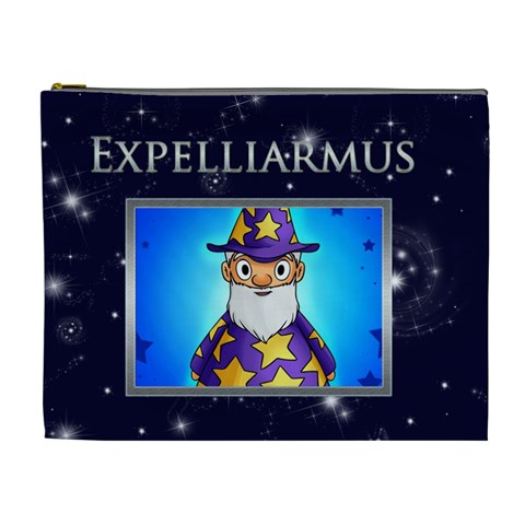 Expelliarmus Wizard Words Cosmetic Case By Catvinnat Front