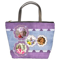 Lavender Rain Bucket Bag 101