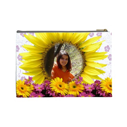 Flowes Cosmetic Bag 1 By Galya Back
