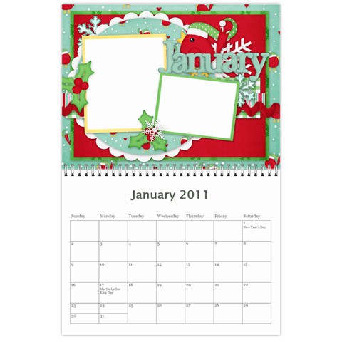2011 11x8 5 Calendar 12 Months By Katie Castillo Jan 2011