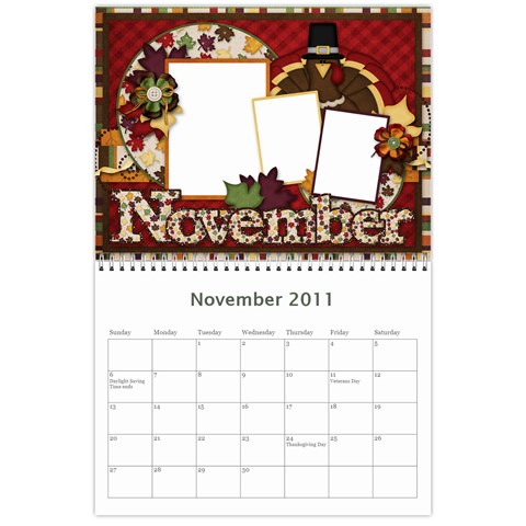 2011 11x8 5 Calendar 12 Months By Katie Castillo Nov 2011