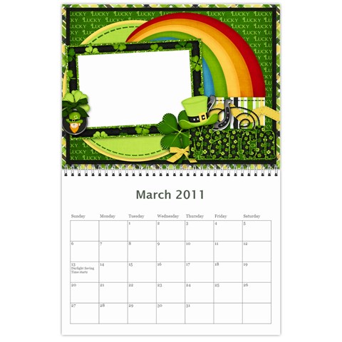 2011 11x8 5 Calendar 12 Months By Katie Castillo Mar 2011