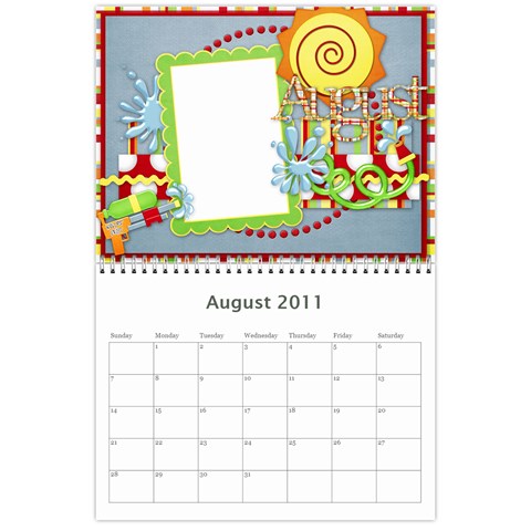 2011 11x8 5 Calendar 12 Months By Katie Castillo Aug 2011