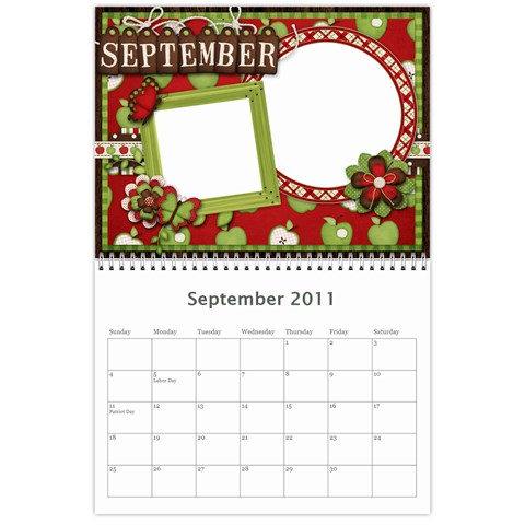 2011 11x8 5 Calendar 12 Months By Katie Castillo Sep 2011