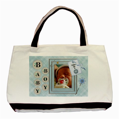 Baby Boy Classic Tote Bag By Lil Front