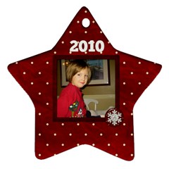 All I want for Christmas star ornament 1 side - Ornament (Star)