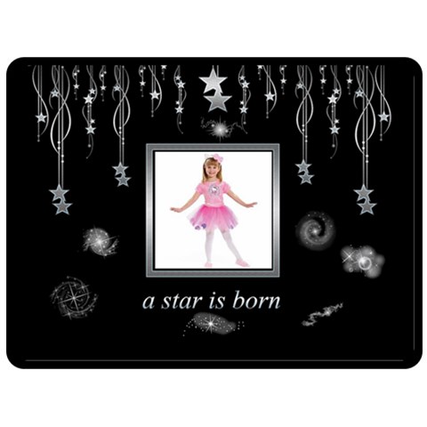 A Star Is Born Extra Large Fleece By Catvinnat 80 x60  Blanket Front