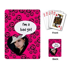 Bad girl  - PLAYING CARDS - Playing Cards Single Design (Rectangle)