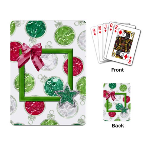 Merry And Bright Playing Cards 101 By Lisa Minor Back