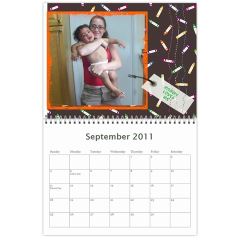 Sarah Calendar By Karen Aiello Sep 2011