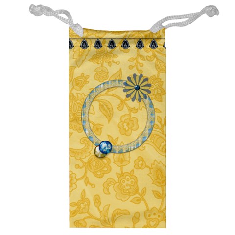 Ella In Blue Jewelry Bag By Lisa Minor Front