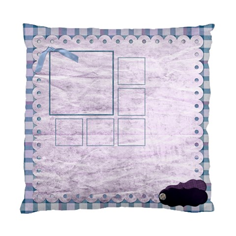 Lavender Rain One Side Pillow By Lisa Minor Front