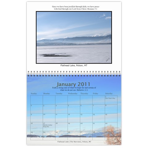 Nw Montana 2011 Calendar (gallery Praise Version) By Wendi Giles Jan 2011
