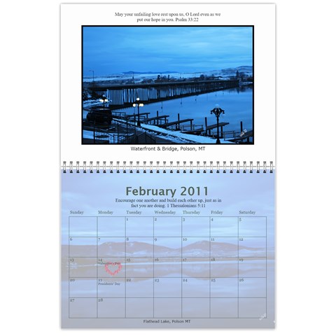 Nw Montana 2011 Calendar (gallery Praise Version) By Wendi Giles Feb 2011