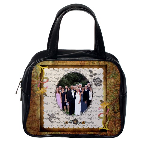 Family Is Everything Classic Handbag By Lil Front