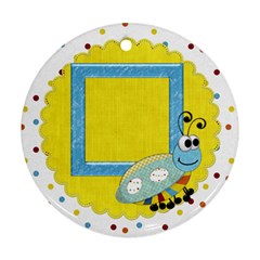 Silly Summer Fun 1 side ornament 1 - Ornament (Round)