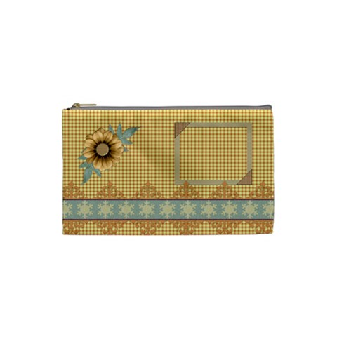 Quilted Small Cosmetic Bag By Lisa Minor Front