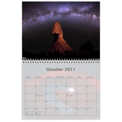 2011 Calendar By Jessica Jere Oct 2011