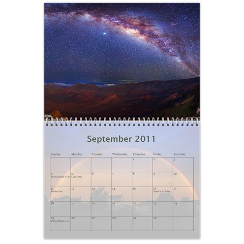 2011 Calendar By Jessica Jere Sep 2011