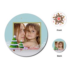 christmas - Playing Cards Single Design (Round)
