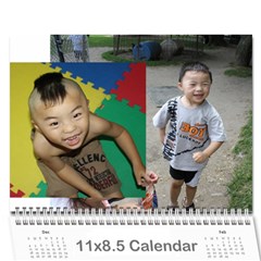 3 YEAR Tom - Wall Calendar 11  x 8.5  (12-Months)