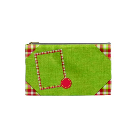 Cherry Slush Small Cosmetic Bag By Lisa Minor Front