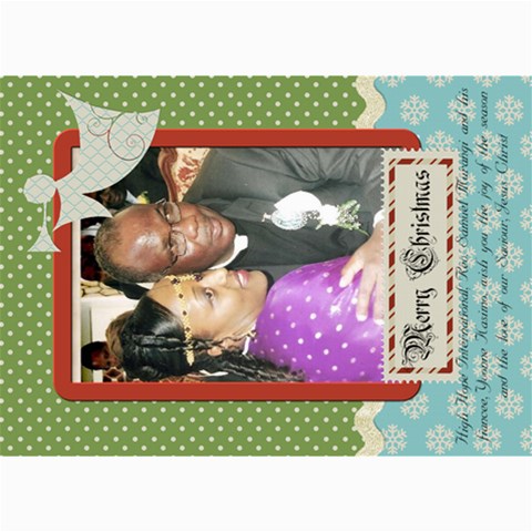 Hhichristmas By Nicole 7 x5  Photo Card - 4