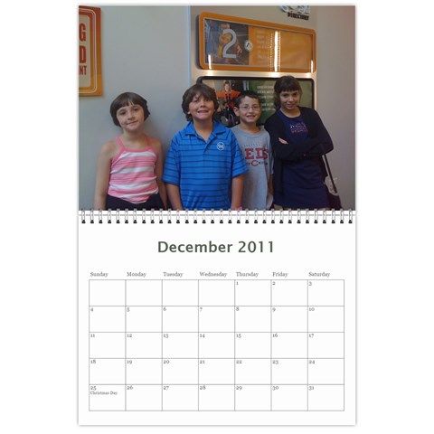 Calendar By Nikki Dec 2011