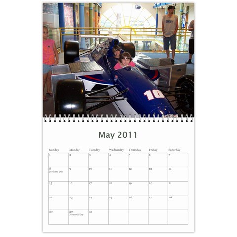 Calendar By Nikki May 2011