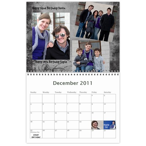 2011 Mjs Calendar By Getthecamera Dec 2011