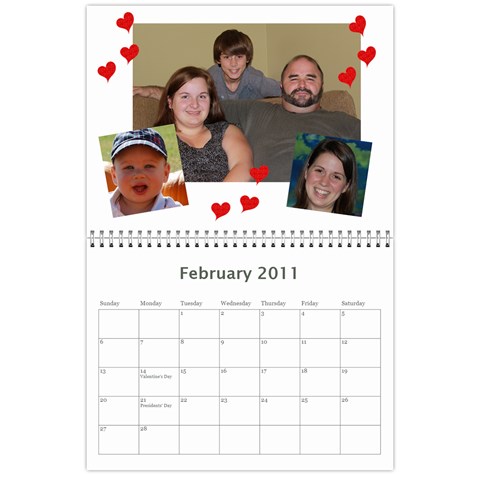 Calendar 2011 By Danny Caulder Feb 2011